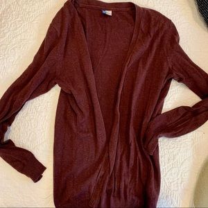 Men’s H & M plum cardigan